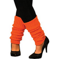 Costume Accessory: Women's Leg Warmers-Neon Orange